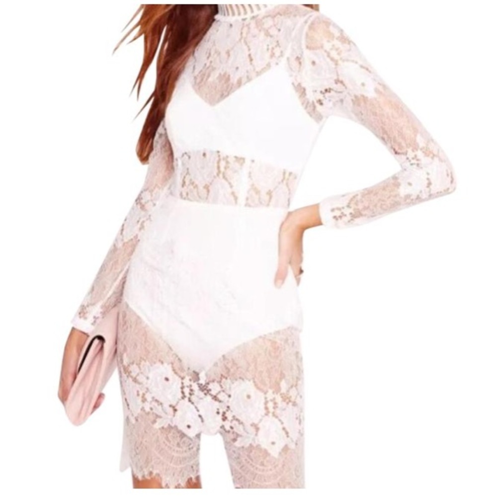Misguided Lace Dress